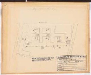 Reichsluftfahrtministerium, Berlin: Baubeleuchtung: Lageplan 1:500