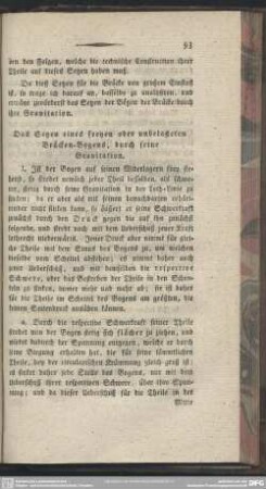 §. 12. Das Setzen einer hölzernen Bogen-Brücke