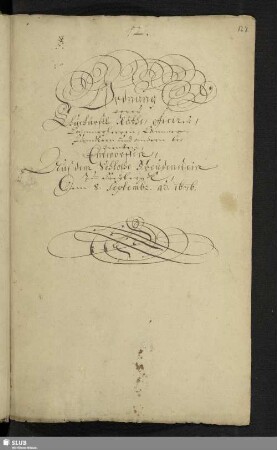 Ordnung derer ChurFürstl. Räthe, Officirer, Cammerherren, Cammerjunckern und andern bedienten, entworffen auf dem Schloße Freudenstein zu Freybergk, Dem 8. Septembr. ao. 1676