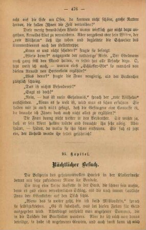 95. Kapitel. Nächtlicher Besuch.