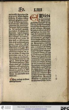 Eusebius Hieronymus etc. Istum prologum premisit Hieronymus quando correxit...