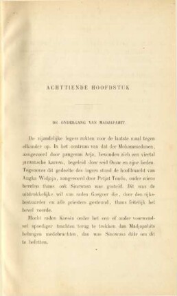 Achttiende hoofdstuk. De ondergang van Madjapahit