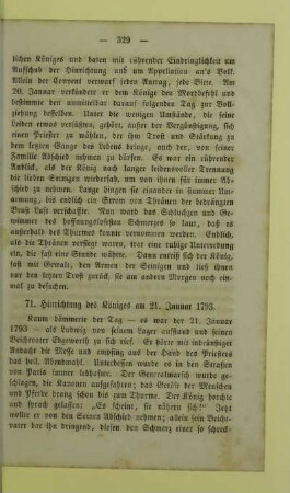 71. Hinrichtung des Königes am 21. Januar 1793