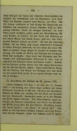 71. Hinrichtung des Königes am 21. Januar 1793