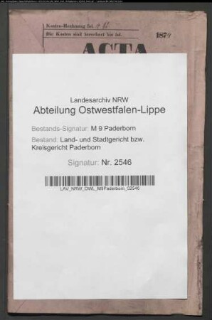 Erblasser: Hensel, Aloyse auch Louise M.: