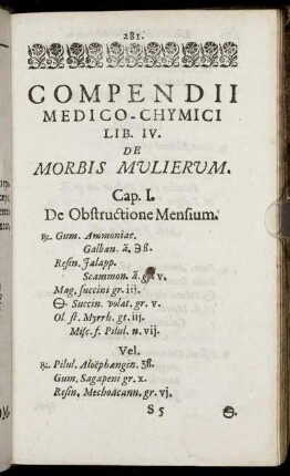 Lib IV. De Morbis Mulierum.