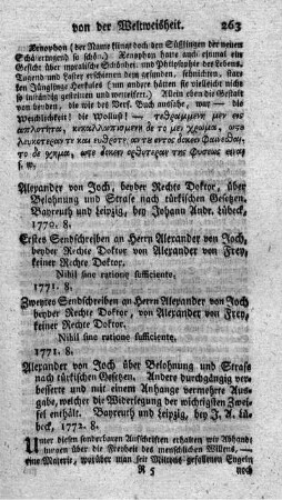 Ueber Belohnung und Strafen nach türkischen Gesetzen.