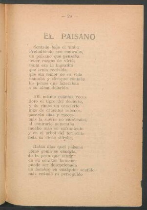 El paisano