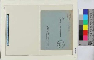Dienstbrief, Schiffsname/Landeinheit: 42. Minensuchflottille Kommando, Feldpostnr. 28531; Frankatur, Mi.-Nr.: [Keine]; Poststempel: Feldpost Lb 04.8.44; Nebenstempel: Feldpost