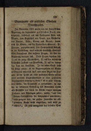 Buonaparte als geistlicher Oberherr Deutschlands.