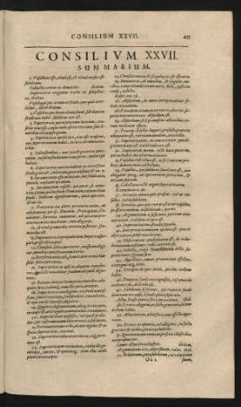 Consilium XXVII