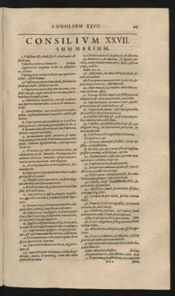 Consilium XXVII