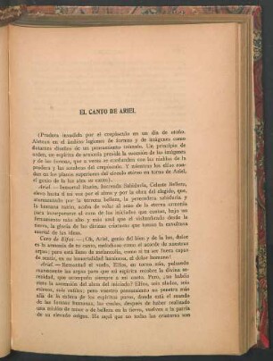 El canto de Ariel