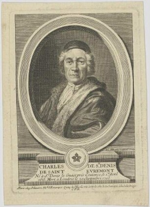Bildnis des Charles de St. Denis de Saint Evremont
