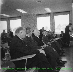 Besuch von Dr. Karl Heinrich Lübke (Bundespräsident der Bundesrepublik Deutschland (BRD)) am Kernforschungszentrum Karlsruhe (KfK)
