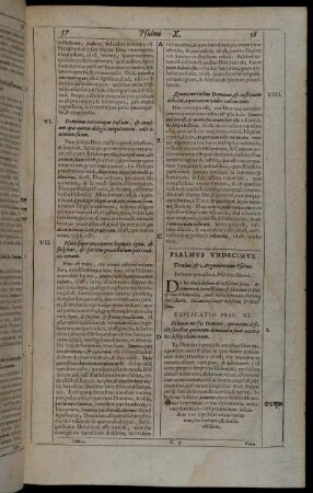 Psalmus Undecimus. - Psalmus XX.
