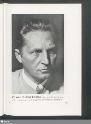 Dr. med. et phil. Hans Prinzhorn
