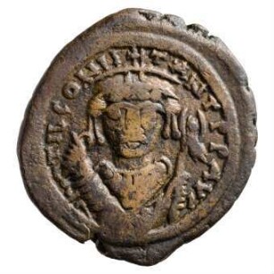 Münze, Follis, 581 / 582