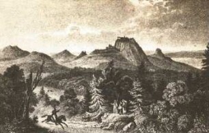 Heigau 1845. Zeichnung von Reiß