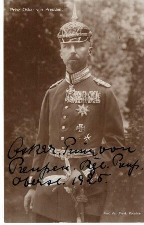 Prinz Oskar vion Preußen