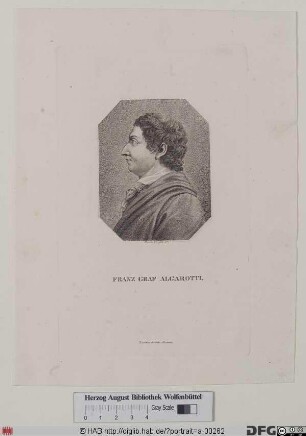 Bildnis Francesco Algarotti (1740 Graf)