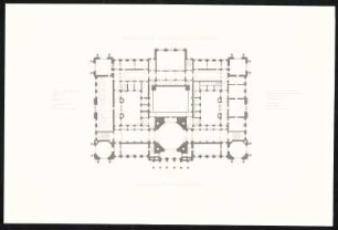 Reichstag, Berlin: Grundriss des Obergeschosses