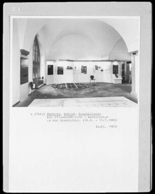 Die Elisabethkirche - Architektur in der Geschichte (30.4-31.7.1983)