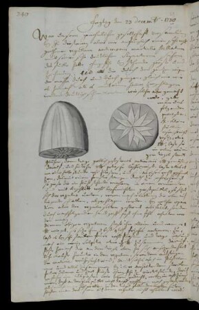Freytag den 23 decemb. 1730 [=1729]