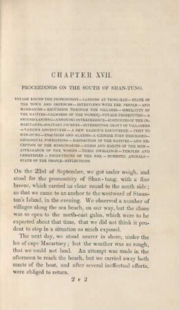 Chapter XVII. Proceedings on the south of Shan-Tung