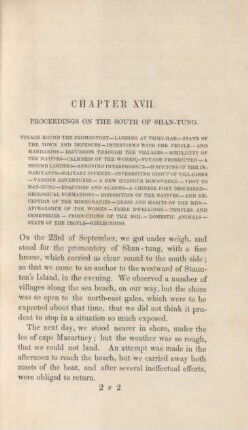 Chapter XVII. Proceedings on the south of Shan-Tung