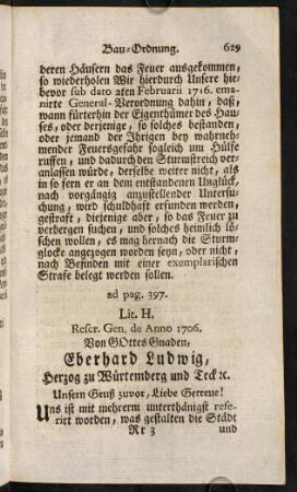 629-634, ad pag. 392. Lit. G. [ad Anno 1752]; ad pag. 397. Lit. H. [de Anno 1706]; ad pag. 397. Lit. I. [de Anno 1743]; ad pag. 464. [ad Anno 1645]