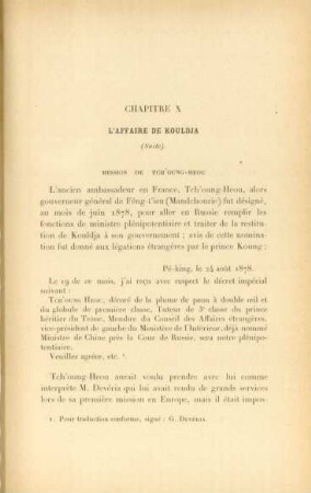 Chapitre X. L'affaire de Kouldja (Suite)