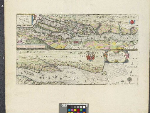 Celeberrimi Flvvii Albis nova delineatio