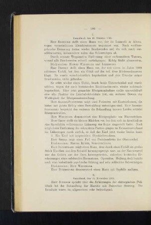 8. Sonnabend, den 18. November 1905.