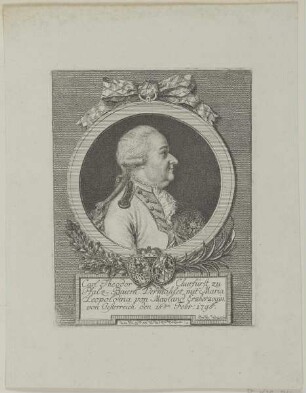 Bildnis des Carl Theodor zu Pfalz-Baiern