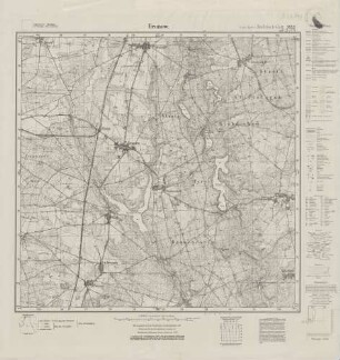 3852 (alte Nr.: 2117) Grunow, Meßtischblatt (4cm - Karte)