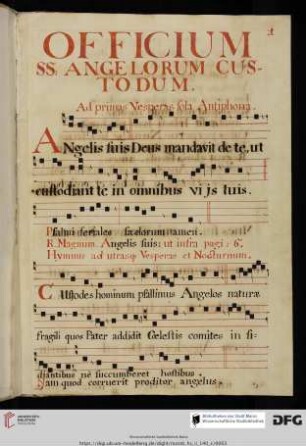 Officium sanctorum angelorum custodum
