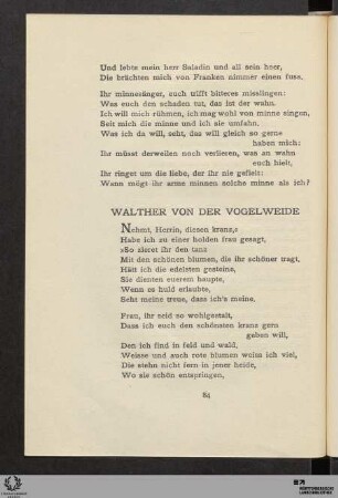 Walther von der Vogelweide