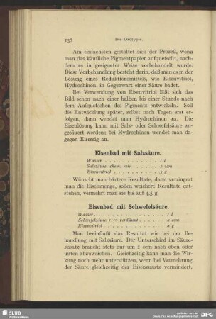 Eisenbad mit Salzsäure