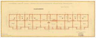 Wohnhausbebauung Sprengelstraße, Weißenburger Straße, Földerichstraße, Konkordiastraße für Rahlfs, Berlin-Spandau: Grundriss Kellergeschoss 1:100