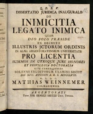 1-16, Dissertatio Juridica Inauguralis