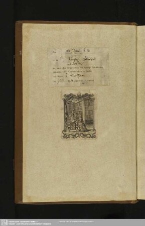 Exlibris (Bibliotheca Gottschediana)