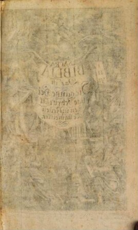 Biblia sacra, Das ist: Die ganze Heilige Schrift alten und neuen Testaments, [1]