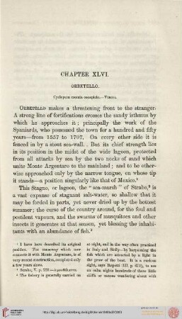 Chapter XLVI: Orbetello