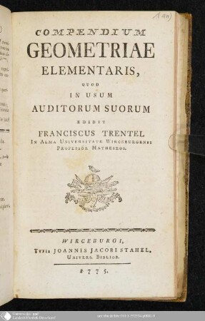 Compendium Geometriae Elementaris