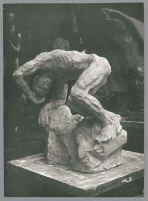 Stürzender II, 1924, Gips