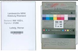 Entnazifizierung Werner Ludwig , geb. 03.08.1914 (Disponent)