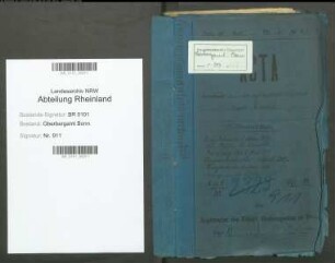 Kreuser, Emil geb. 30.12.1853; Bergrat; Prüfungs- u. Personalakten Band 1