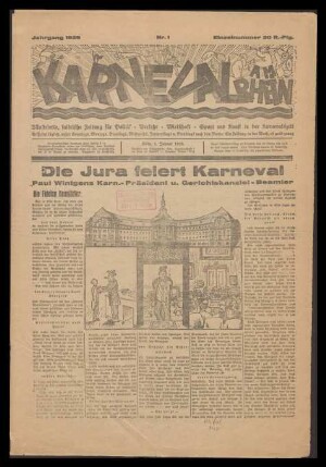 Karneval am Rhein / Jahrgang 1929