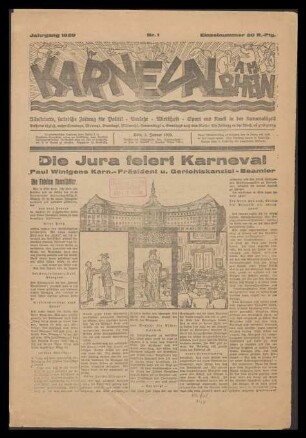 Karneval am Rhein / Jahrgang 1929